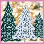 Cancer Hope - Felt Christmas Trees DIY